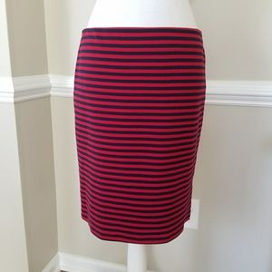 Stretchy knit pencil skirt